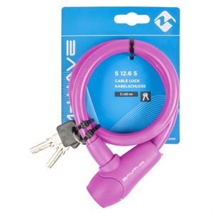 M-Wave Cable Lock 12mm x 600mm Pink