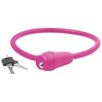 M-Wave Cable Lock 12mm x 600mm Pink