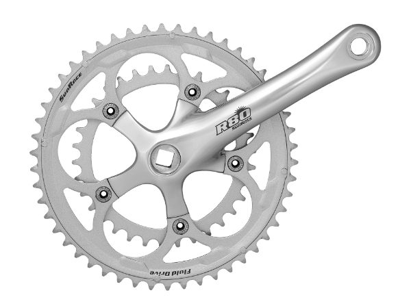 Sunrace 8 Speed 50/34T X 170MM Silver Chainset