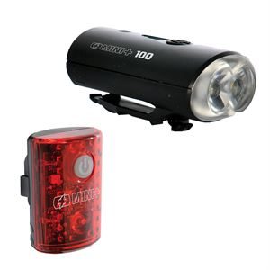 Oxford White 5 LED + 7 LED Red Bicycle Light