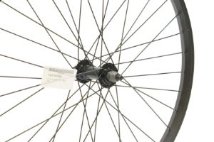 24 x 1.75 Front Black Solid Spindle Wheel