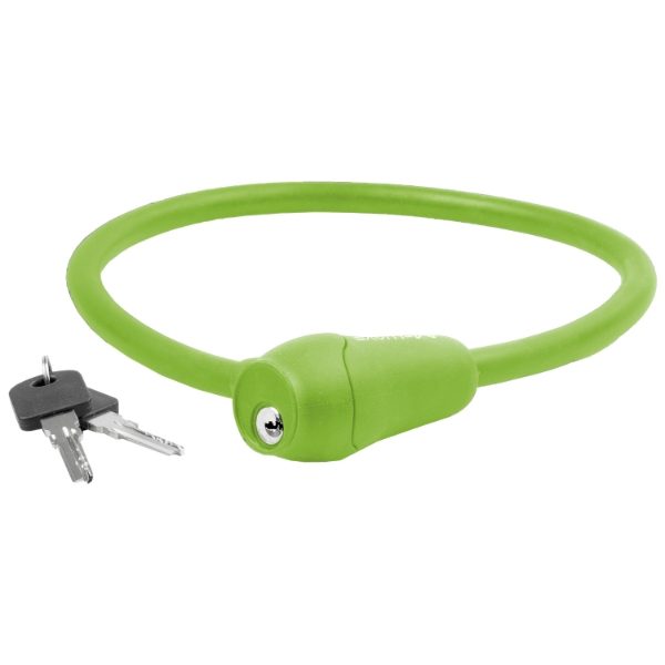 M-Wave Cable Lock 12mm x 600mm Green